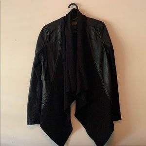 Faux leather jacket